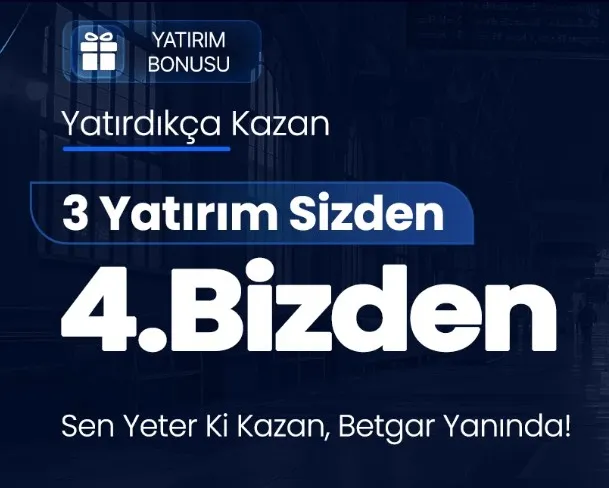 Betgar mobil kayit sonrasi yatirim bonusu firsati gorseli